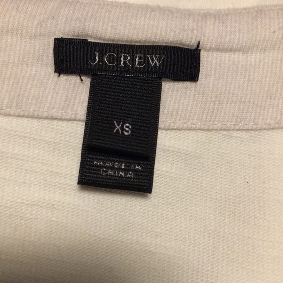 J.Crew white natural tunic dress, 3/4 sleeve - Picture 3 of 6